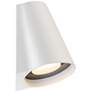 W.A.C. Mod 5 1/4" High White Finish Modern Outdoor LED Wall Light