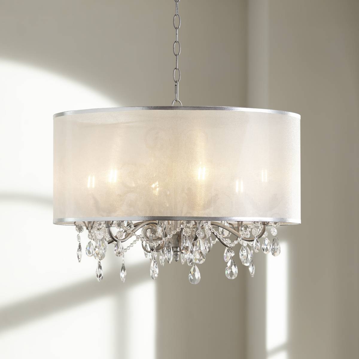 Drum Chandeliers Barrel Shade Chandelier Designs Lamps Plus