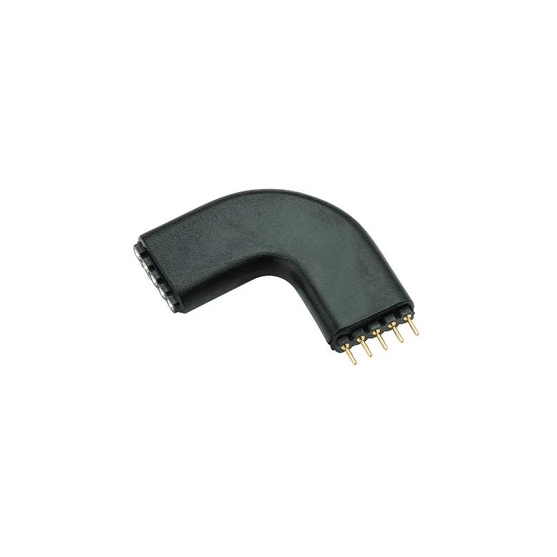Image 1 WAC 1.38" Wide Black "L" Connector for 24V InvisiLED