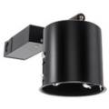 WAC 2 1/2" Black Non-IC Airtight Remodel Recessed Housing