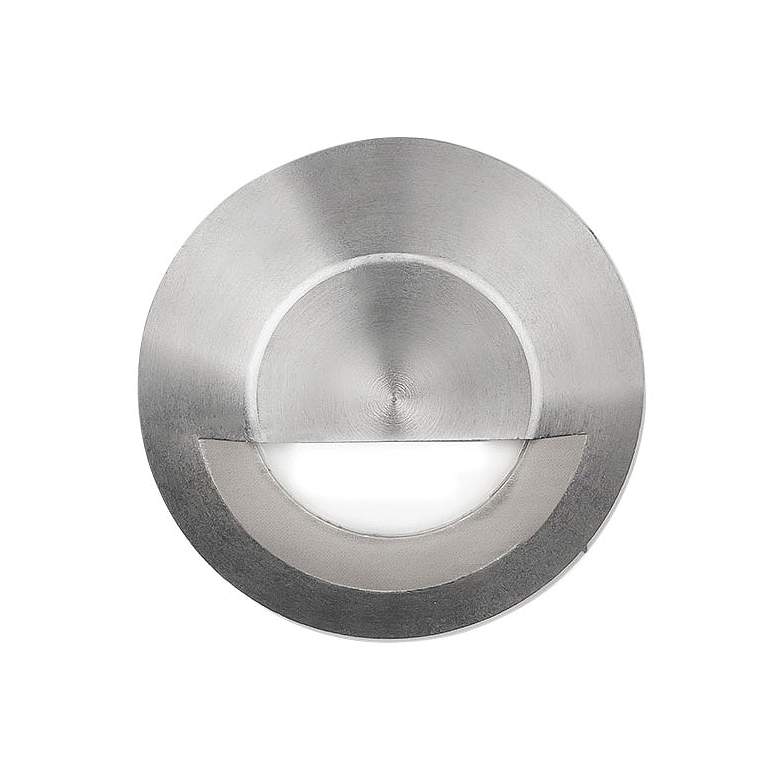 Image 1 WAC 2 3/4"W Stainless Steel Round LED Step and Wall Light