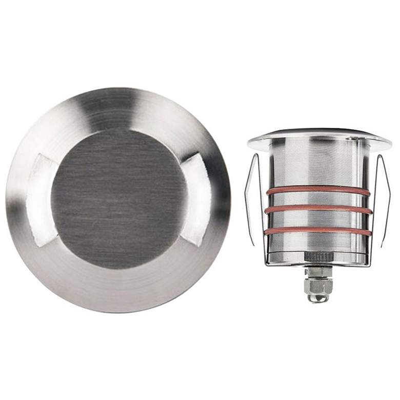 Image 1 WAC 2" Stainless Steel LED Bi-Directional Indicator Light