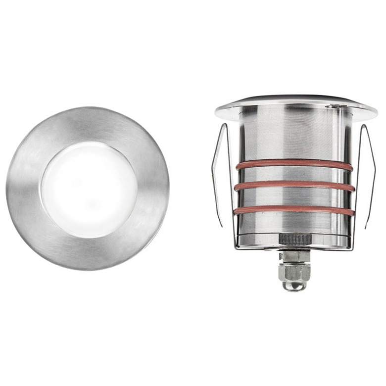 Image 1 WAC 2" Stainless Steel Round LED In-Ground Indicator Light