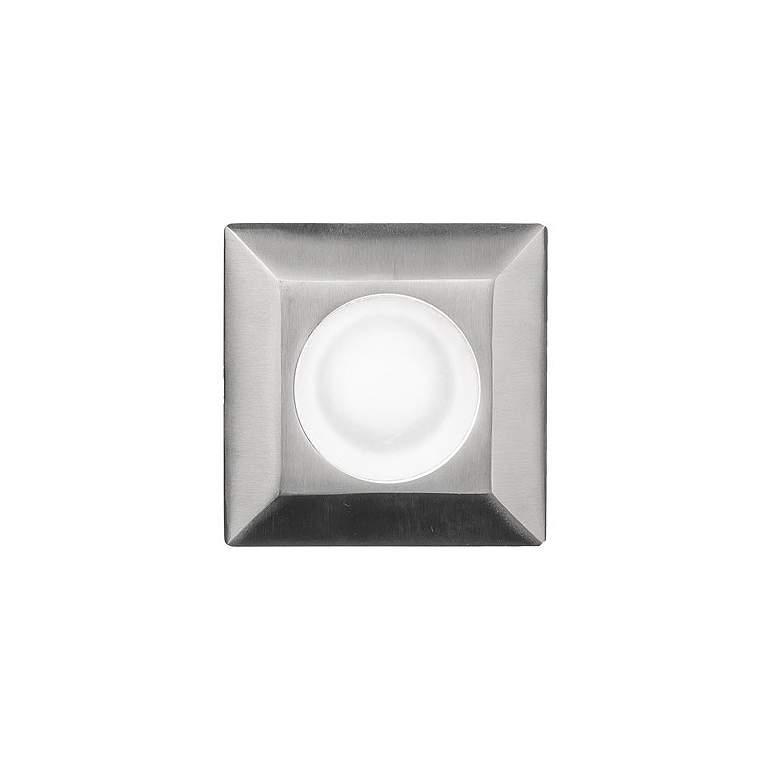 Image 1 WAC 2" Stainless Steel Square LED In-Ground Recessed Light