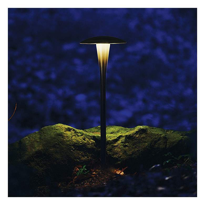 Image 2 WAC 22" High Bronze on Brass 12V LED Landscape Path Light more views