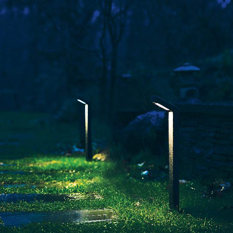 Image 4 WAC 23 1/2"H Bronze Linear 2700K LED Landscape Path Light more views