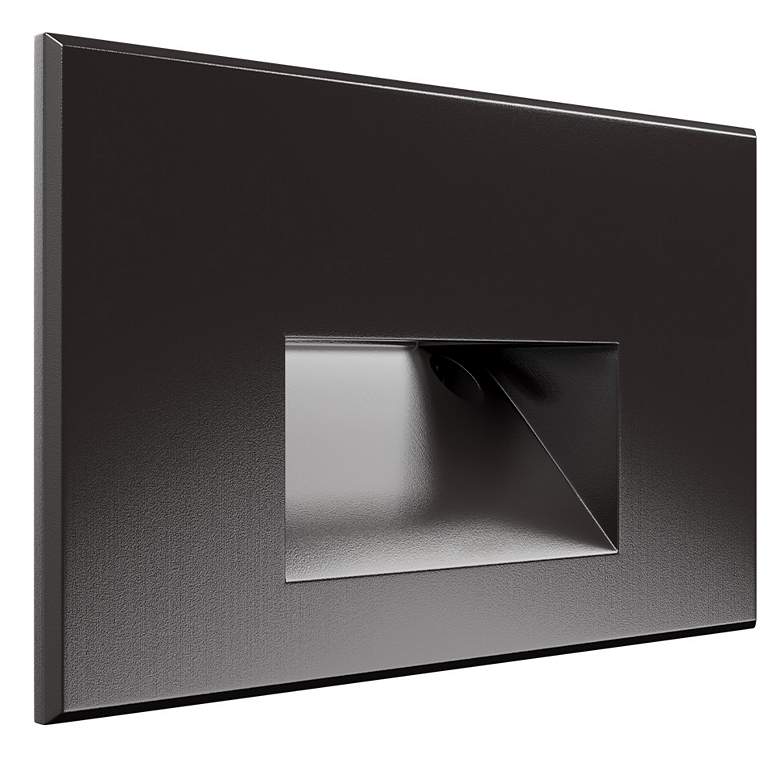 Image 1 WAC 3.13"H 1-Light Deck & Patio Light in Brass