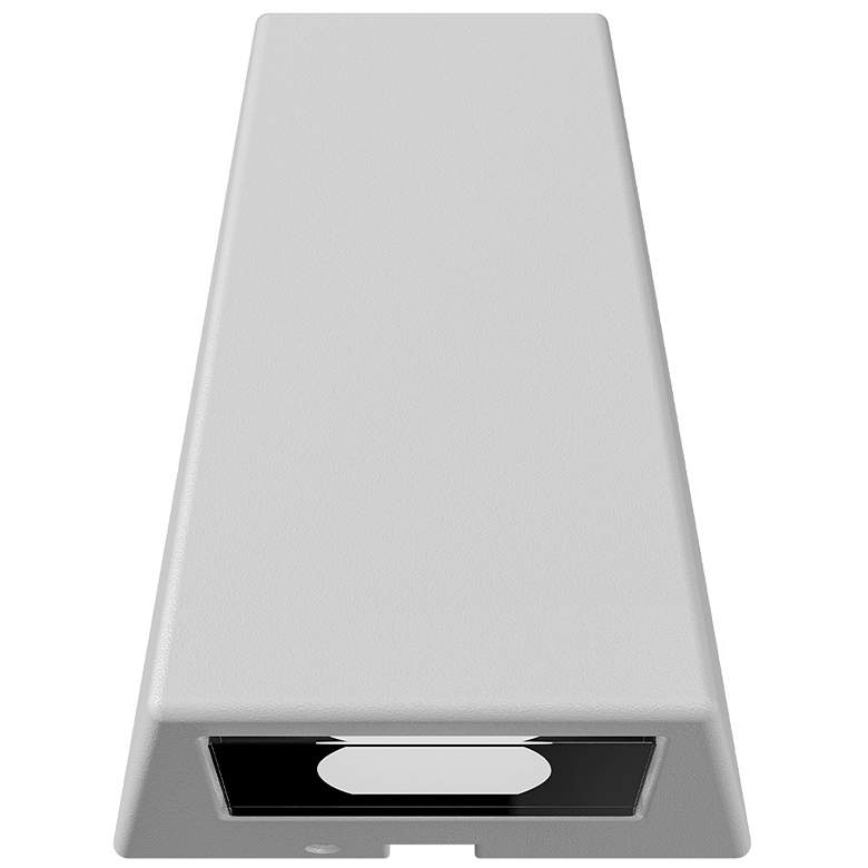 Image 1 WAC 3.13"H 1-Light Deck & Patio Light in White on Aluminum