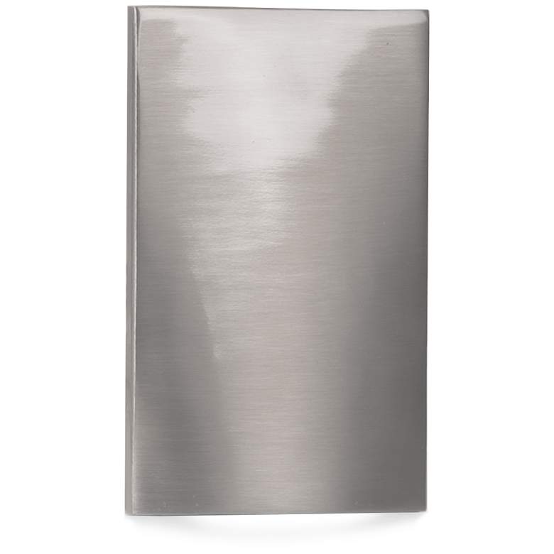 Image 1 WAC 3 1/4"W Brushed Nickel Fluid Vertical LED Step Light