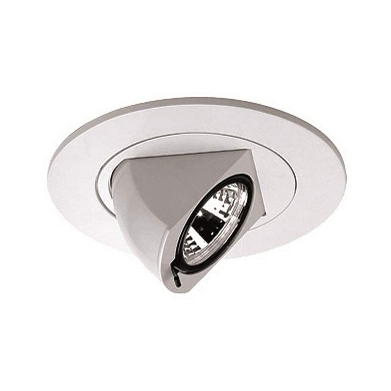 Image 1 WAC 4" Low Voltage Adjustable Angle Recessed Light Trim