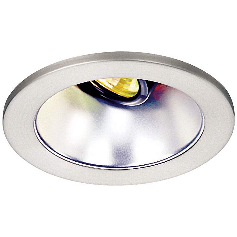 Image 1 WAC 4 inch Low Voltage Recessed Reflector Brushed Nickel Trim