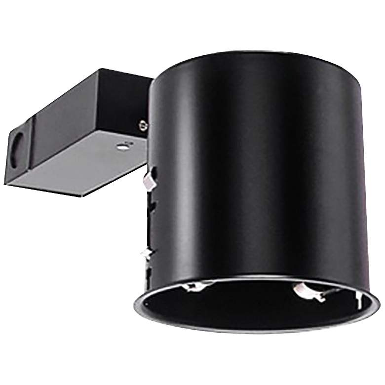 Image 1 WAC 4 inch Non-IC Electronic Dimmable Low Volt Remodel Housing