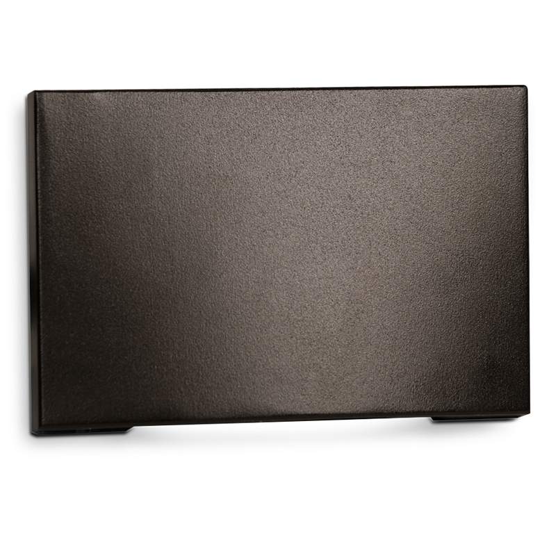 Image 1 WAC 5" Wide Bronze Fluid Horizontal LED Step Light