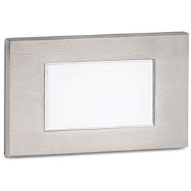 Image1 of WAC 5" Wide Stainless Steel Tempered Glass LED Step Light