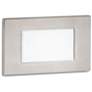 WAC 5" Wide Stainless Steel Tempered Glass LED Step Light
