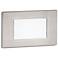 WAC 5" Wide Stainless Steel Tempered Glass LED Step Light