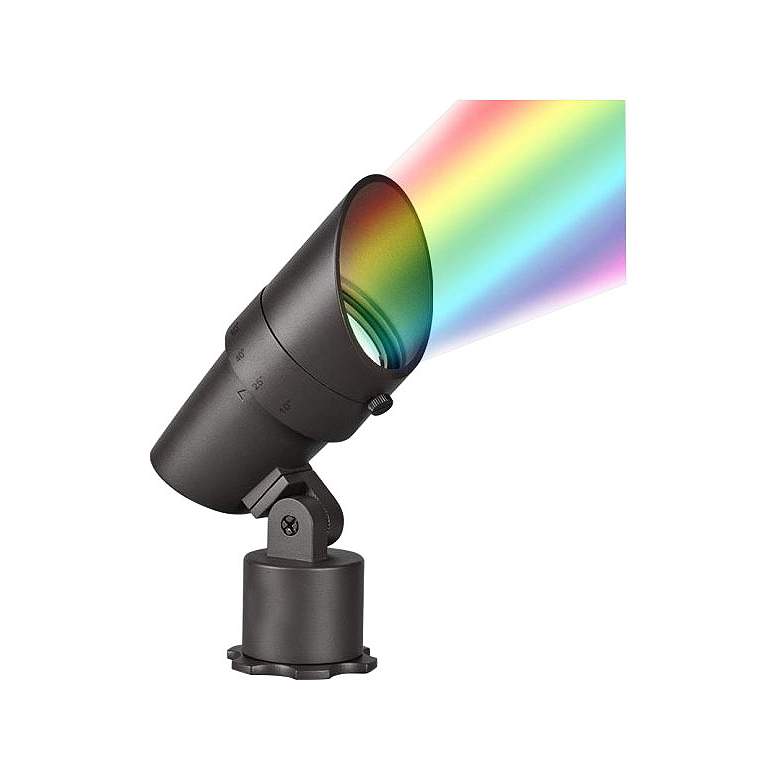 Image 1 WAC 6" High Bronzed Brass Color Changing LED Spot Light
