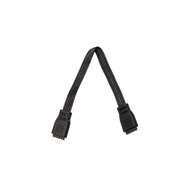 Image 1 WAC 6 inch Long Black Joiner Cable for 24V InvisiLED
