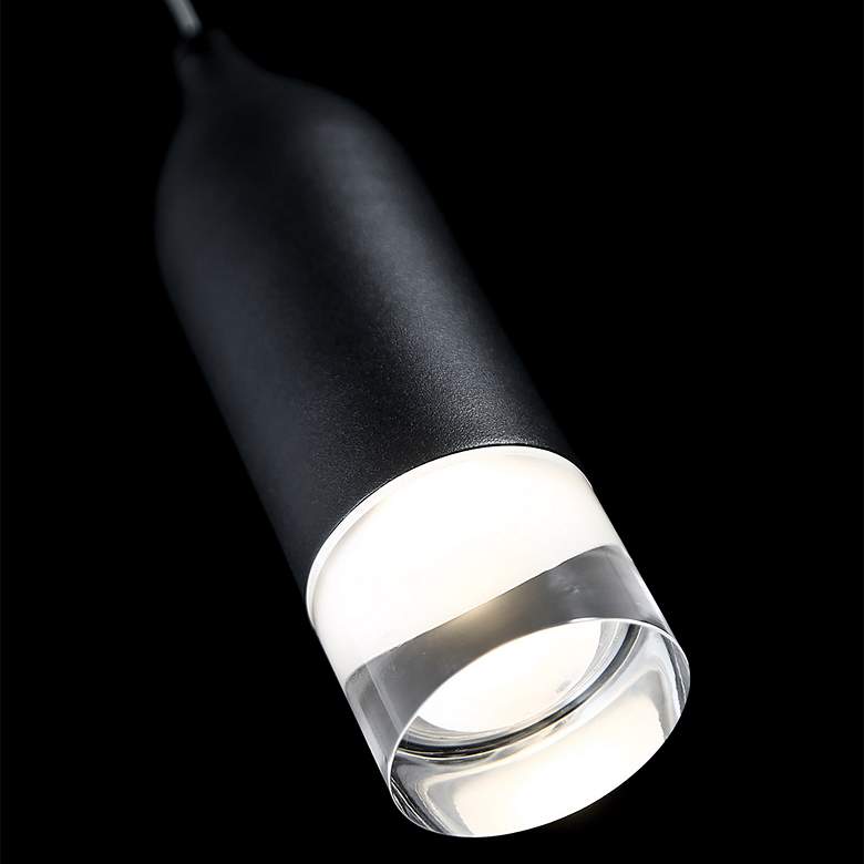 Image 3 WAC Action 2 1/2" Wide Black LED Mini Pendant more views