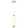2_WAC Amelia 7" Wide Aged Brass LED Mini Pendant Light more views