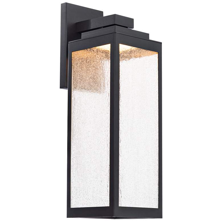 Image 1 WAC Amherst 18" High Black LED Outdoor Wall Light