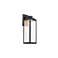 WAC Amherst 18" High Black LED Outdoor Wall Light