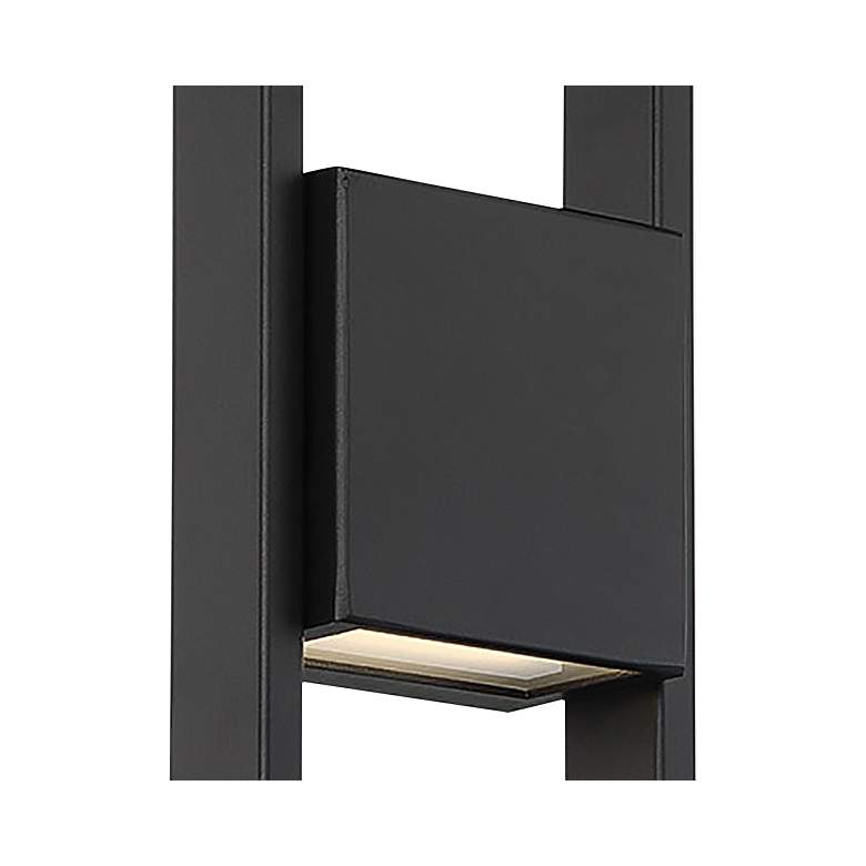 Image 2 WAC Archetype 18" High Black Finish Modern LED Outdoor Wall Light more views