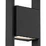 WAC Archetype 18" High Black Finish Modern LED Outdoor Wall Light