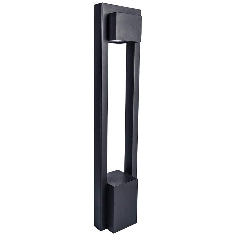 Image 1 WAC Archetype 27 inch High Black Metal LED Bollard Light