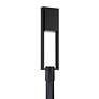 WAC Archetype 28" High Black Finish Modern Outdoor Post Light