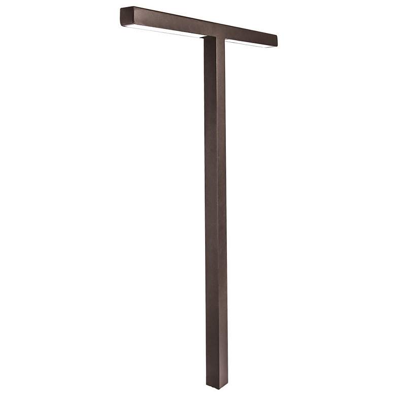 Image 1 WAC Balance 23 1/2"H Bronze LED Landscape Double Path Light