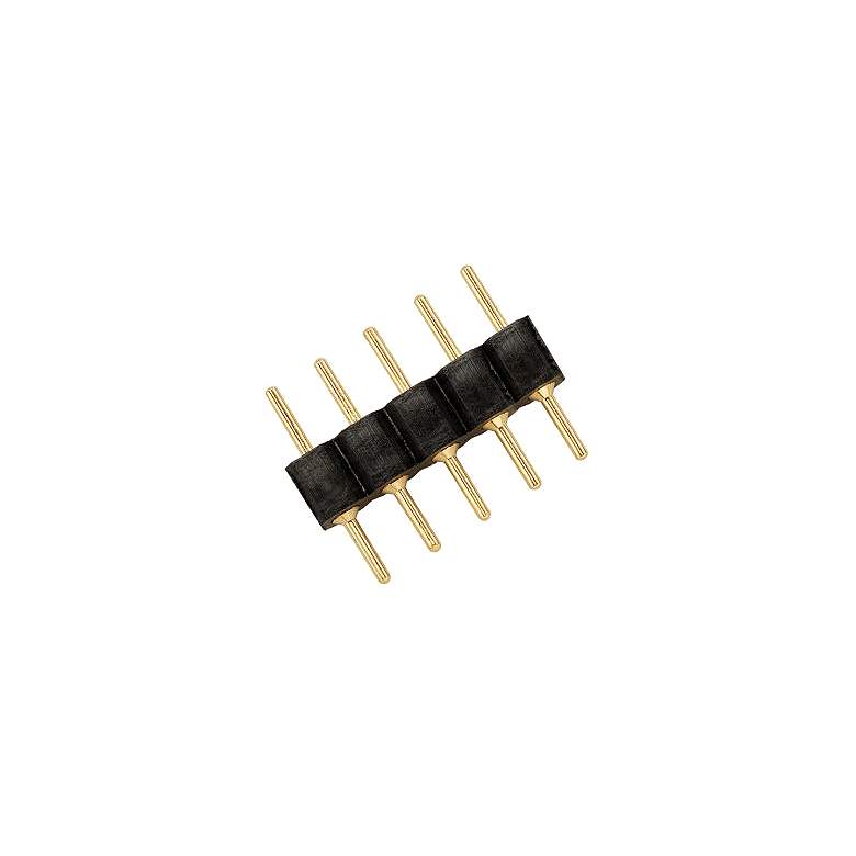 WAC Black Male to Male 5-Pin Connectors Pack of 50