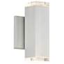 Thumbnail1 of WAC Block 8" High Brushed Aluminum Dark Sky Modern Outdoor Light