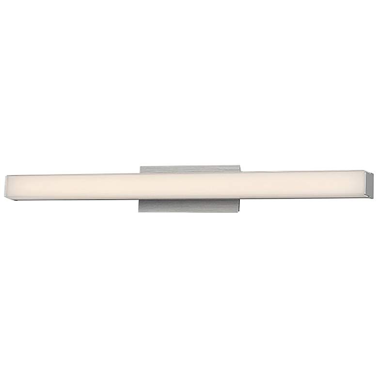 Image 1 WAC Brink 24 inch Wide Brushed Aluminum Modern LED Linear Bar Bath Light