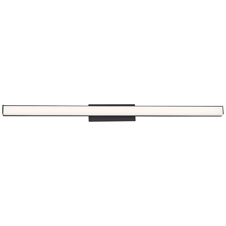 Image 1 WAC Brink 36"W Brushed Black LED Linear Vanity Bath Light