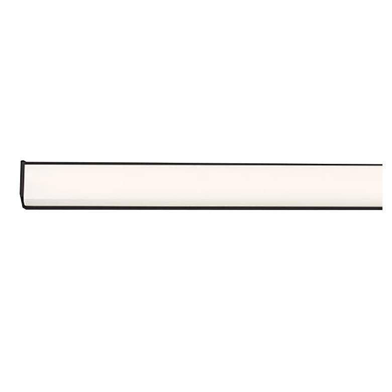 Image 2 WAC Brink 36"W Brushed Black LED Linear Vanity Bath Light more views