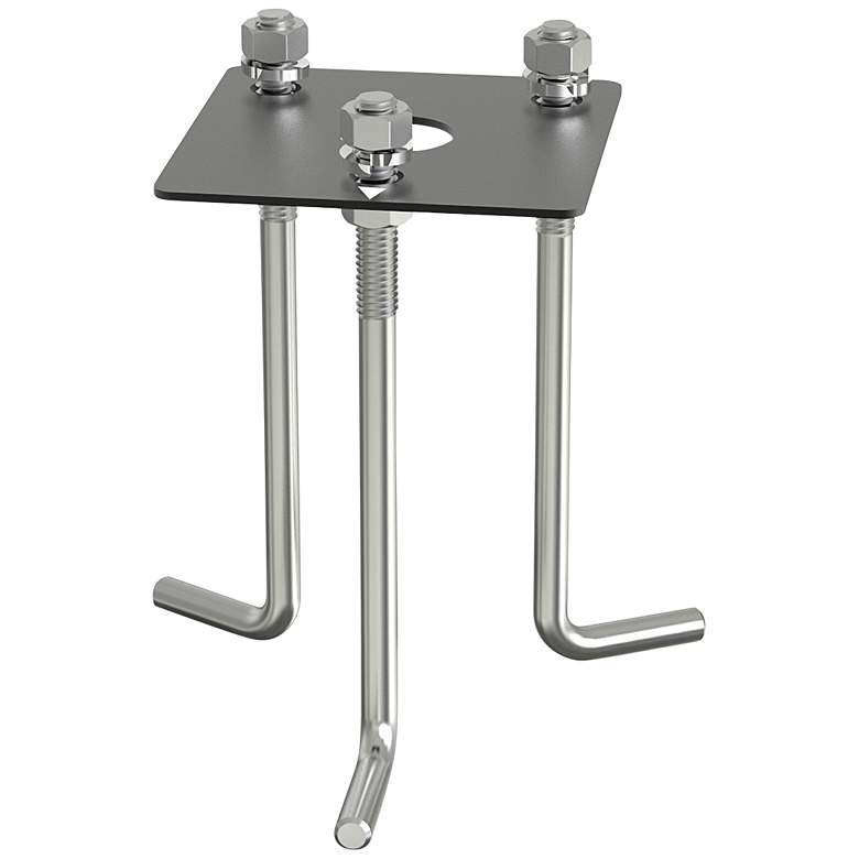 Image 1 WAC Bronze Concrete Pour Kit for Archetype LED Bollard Light