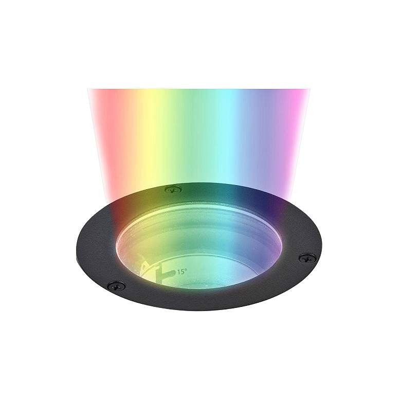 Image 1 WAC Bronzed Brass Color Changing LED In-Ground Well Light