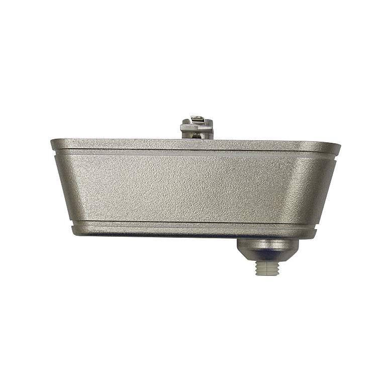 Image 1 WAC Brushed Nickel 120V Track System Quick Connect Adapter