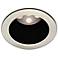 WAC Brushed Nickel - Black 4" LED Recessed Light Trim