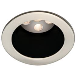 WAC Brushed Nickel - Black 4&quot; LED Recessed Light Trim