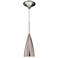WAC Bullet 4"W Brushed Nickel Quick Connect LED Mini Pendant