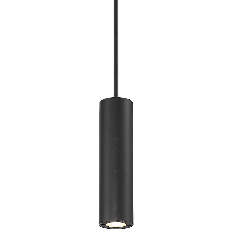 Image 2 WAC Caliber 10" High Black LED Outdoor Hanging Light