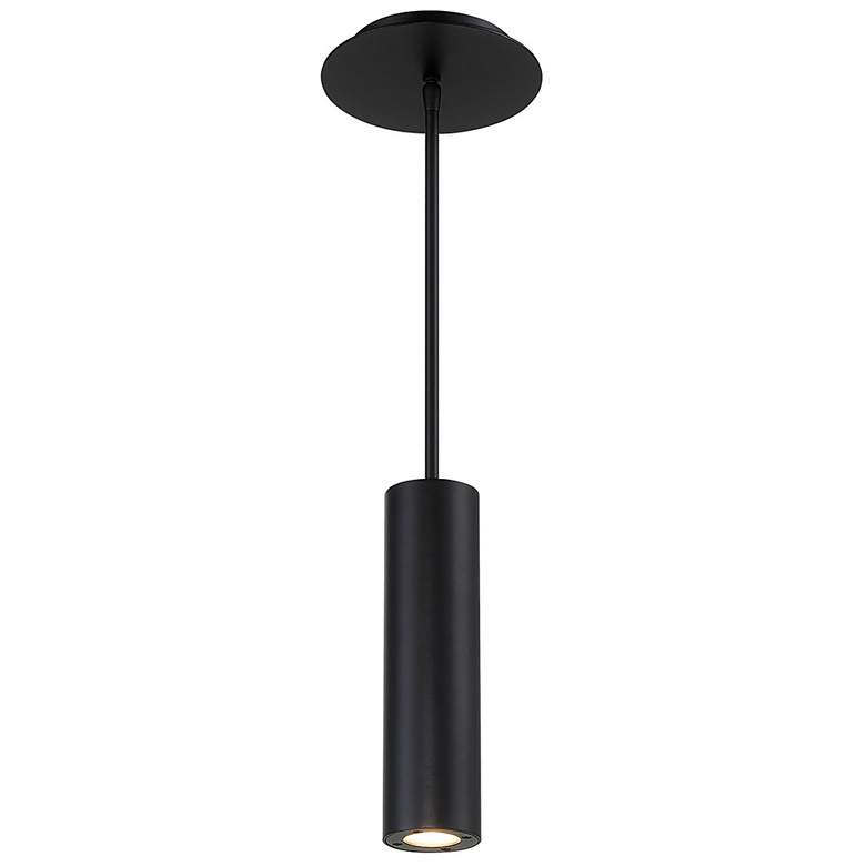 Image 3 WAC Caliber 10" High Black LED Outdoor Hanging Light more views