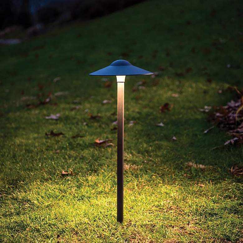 Image 2 WAC Canopy 21 3/4" High Bronze 2700K LED Area Path Light more views
