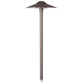 Image1 of WAC Canopy 21 3/4" High Bronze on Brass LED Area Path Light