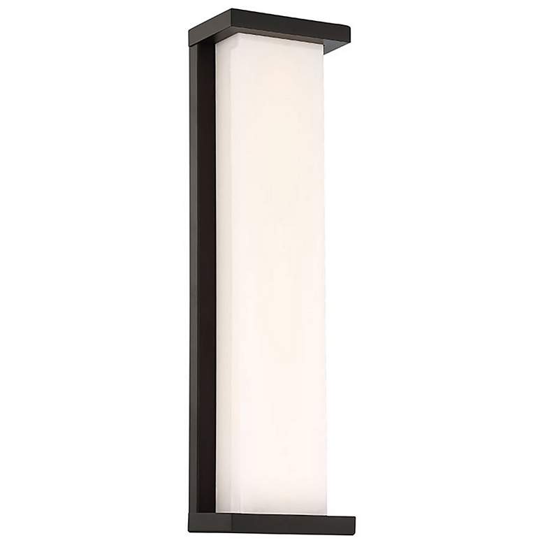 Image 1 WAC Case 20" High Black LED Outdoor Wall Light