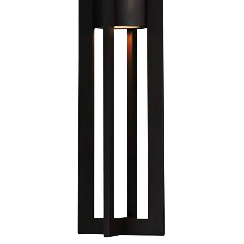 Image 2 WAC Chamber 16" High Black LED Outdoor Hanging Light more views