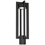 Thumbnail1 of WAC Chamber 20" High Black LED Outdoor Post Light