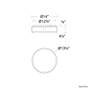 4_WAC Constantine 14" Wide Black LED Drum Ceiling Light more views